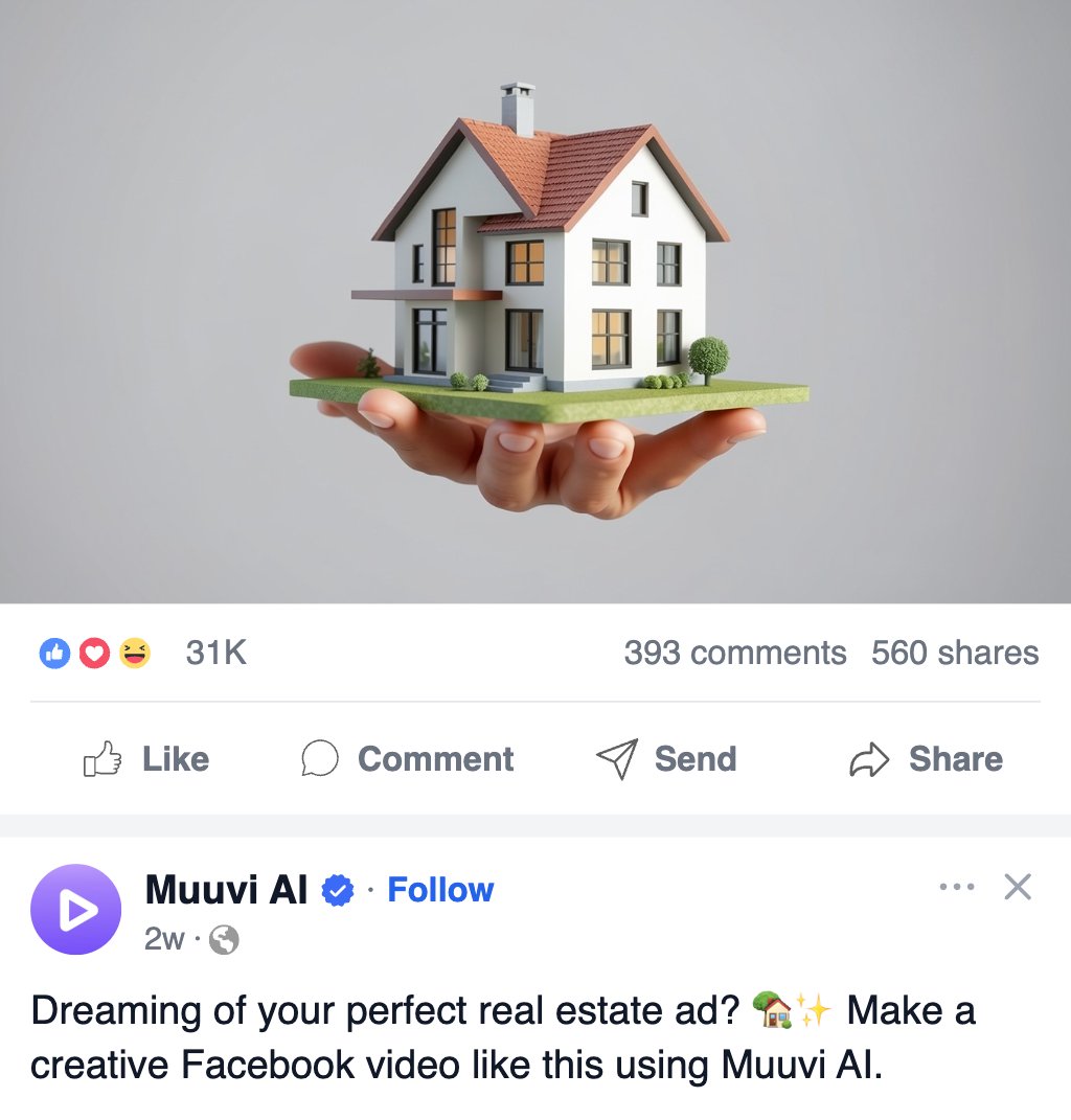 Real Estate Ad Facebook Post Template